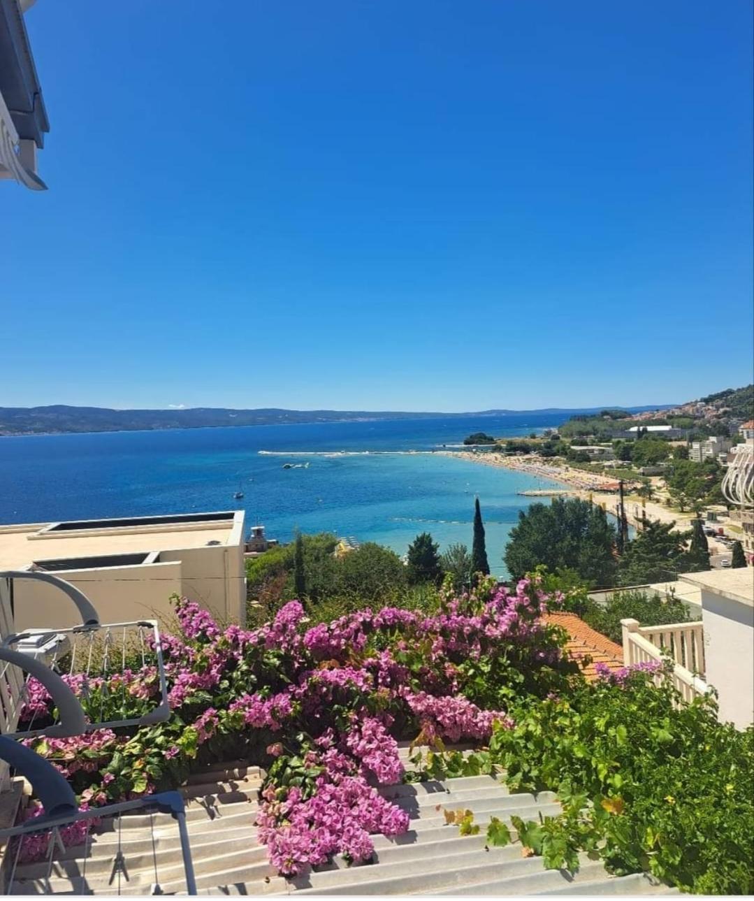 Apartment In Omis With Sea View, Balcony, Air Conditioning, Wi-Fi Ngoại thất bức ảnh